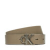 Дамски колан Calvin Klein Jeans Mono Pl Rev Lthr Belt K60K612288 Кафяв цвят на ниска цена