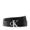 Дамски колан Calvin Klein Jeans Mono Pl Rev Lthr Belt K60K612288 Черен цвят на ниска цена