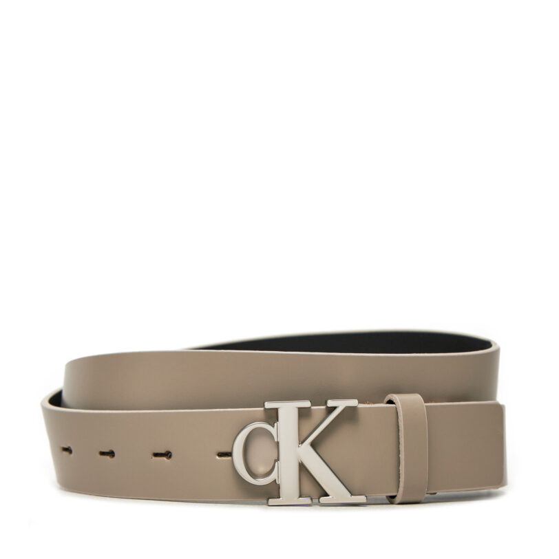 Дамски колан Calvin Klein K60K612289 Бежов цвят на ниска цена
