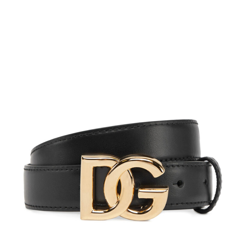Дамски колан Dolce&Gabbana BE1447 AW576 80999 Черен цвят на ниска цена