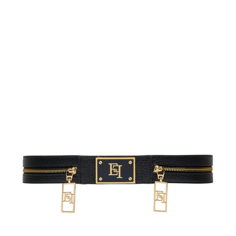 Дамски колан Elisabetta Franchi CT-20S-46E2-V250 Черен цвят на ниска цена