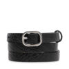 Дамски колан Gino Rossi BLYL23006 Черен цвят на ниска цена