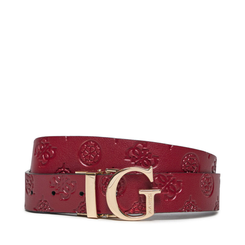 Дамски колан Guess BW7861 P3430 Бордо цвят на ниска цена