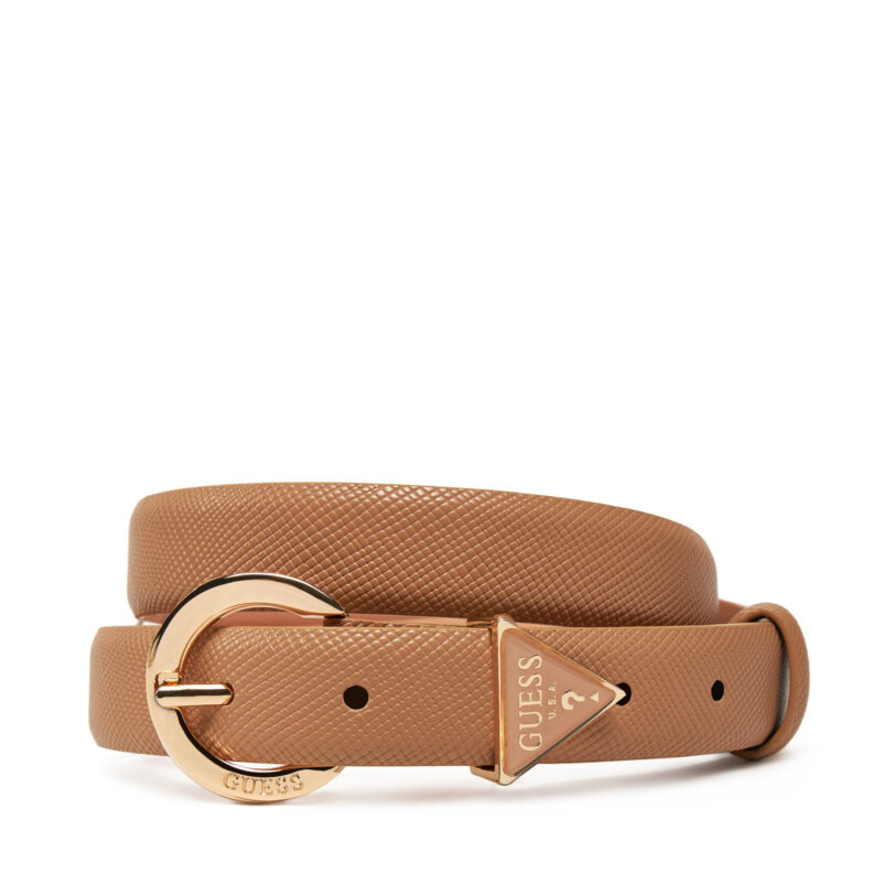 Дамски колан Guess BW9071 P4125 Бежов цвят на ниска цена