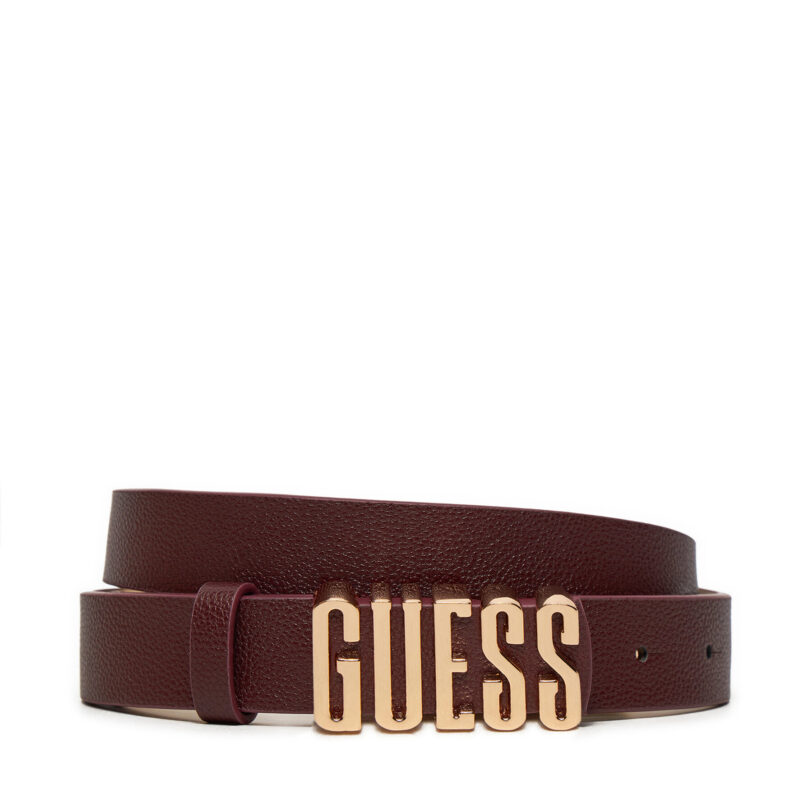 Дамски колан Guess BW9114 P4225 Бордо цвят на ниска цена