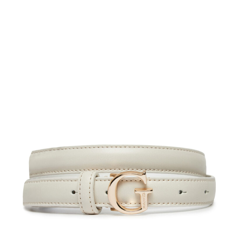Дамски колан Guess BW9119 P4220 Бял цвят на ниска цена