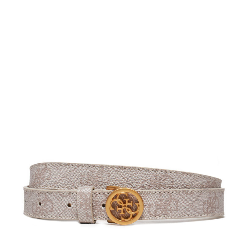 Дамски колан Guess BW9161 P4320 Екрю цвят на ниска цена