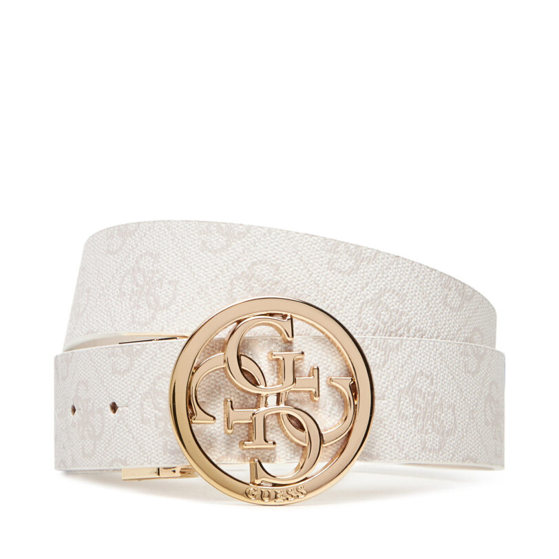 Дамски колан Guess BW9166 P4235 Бял цвят на ниска цена