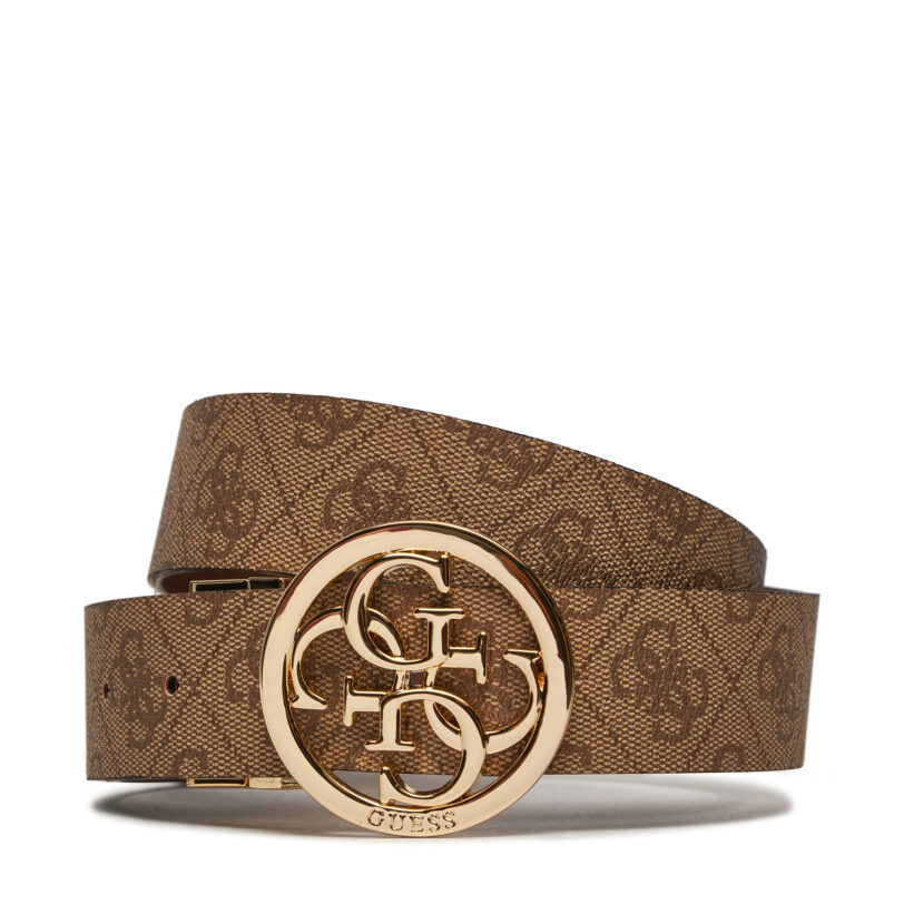 Дамски колан Guess BW9166 P4235 Кафяв цвят на ниска цена