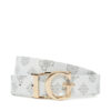 Дамски колан Guess BW9171 P4430 Бял цвят на ниска цена