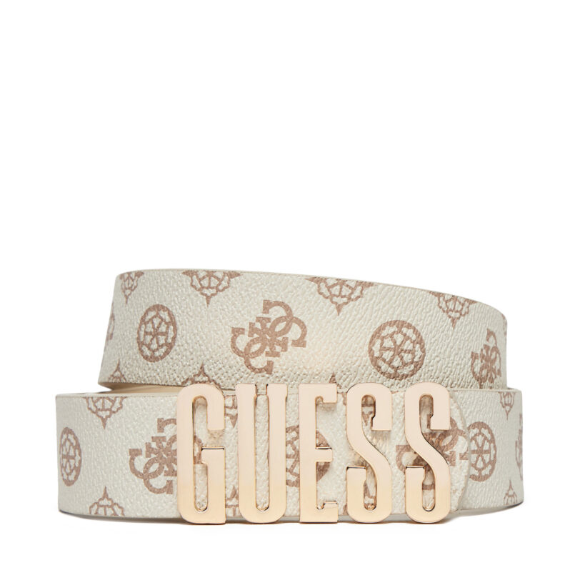 Дамски колан Guess BW9173 P4435 Екрю цвят на ниска цена