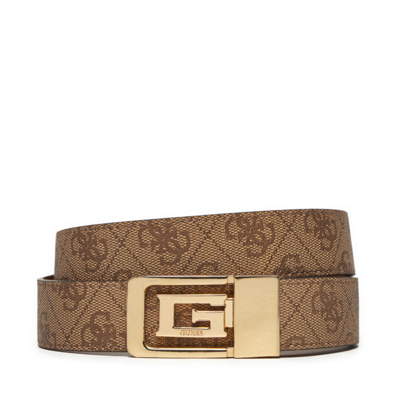 Дамски колан Guess BW9207 P5130 Кафяв цвят на ниска цена