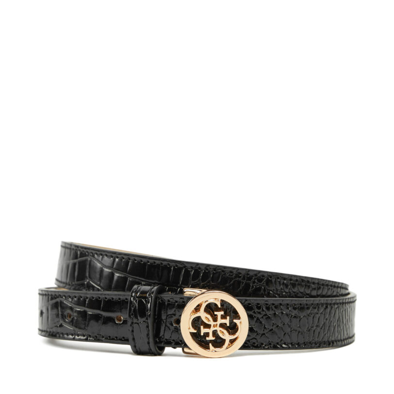 Дамски колан Guess BW9220 P5220 Черен цвят на ниска цена