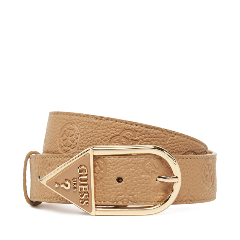 Дамски колан Guess BW9223 P5235 Бежов цвят на ниска цена