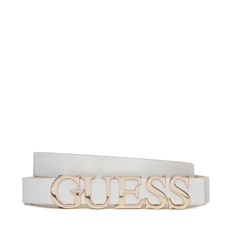 Дамски колан Guess BW9231 P5235 Бял цвят на ниска цена