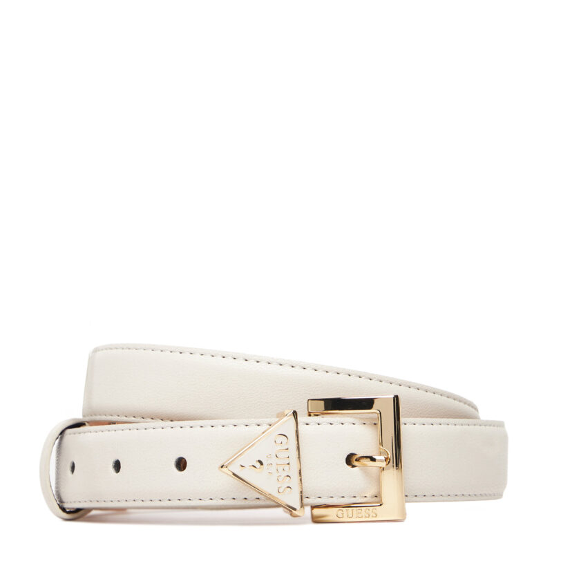 Дамски колан Guess BW9240 P5325 Екрю цвят на ниска цена