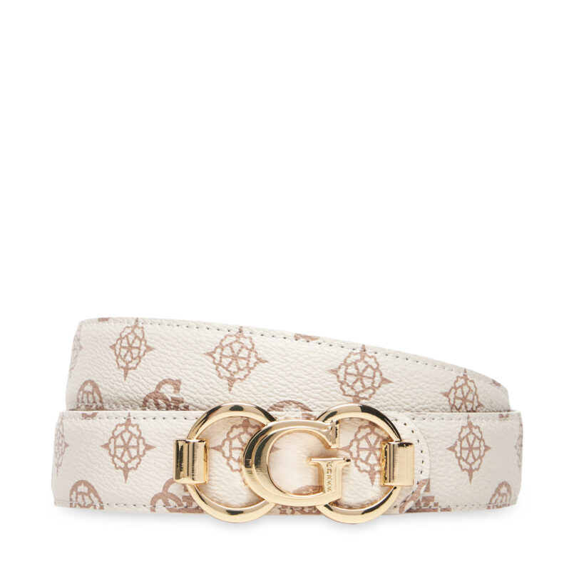 Дамски колан Guess BW9244 P5330 Екрю цвят на ниска цена