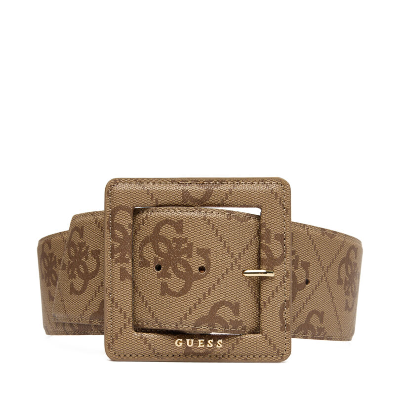 Дамски колан Guess BW9247 P5370 Бежов цвят на ниска цена