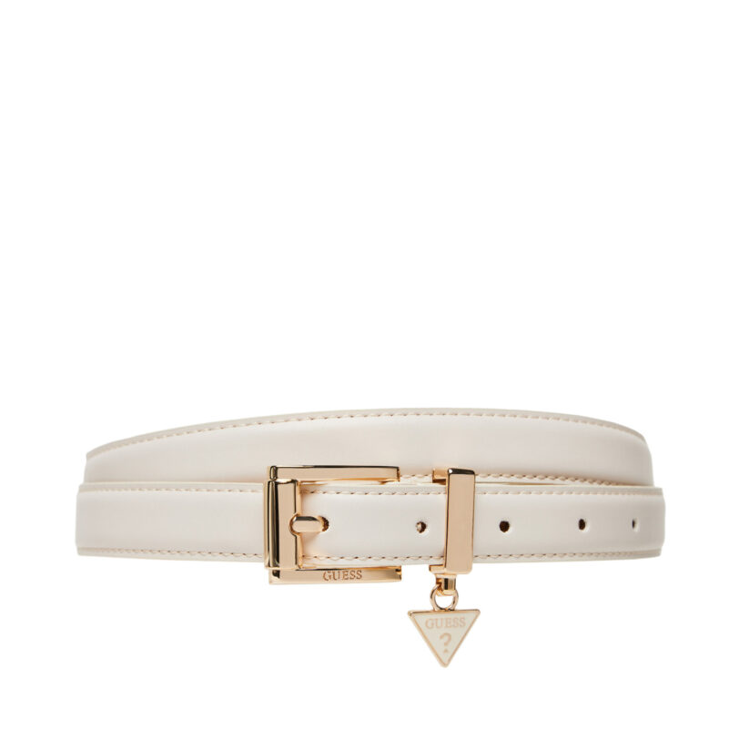 Дамски колан Guess BW9254 P5325 Бял цвят на ниска цена
