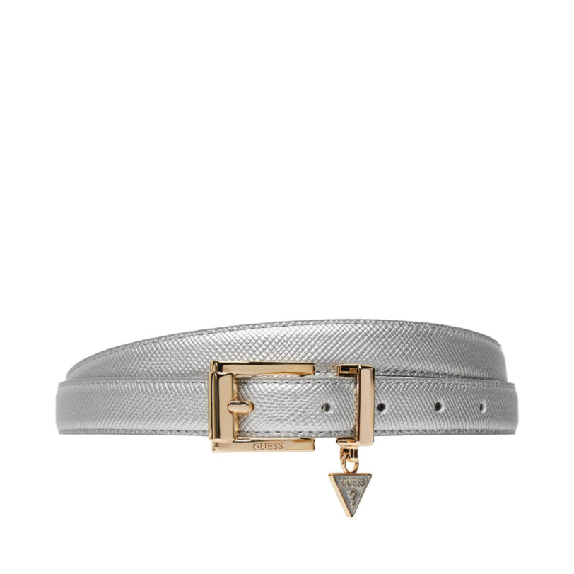 Дамски колан Guess BW9256 P5325 Сребрист цвят на ниска цена