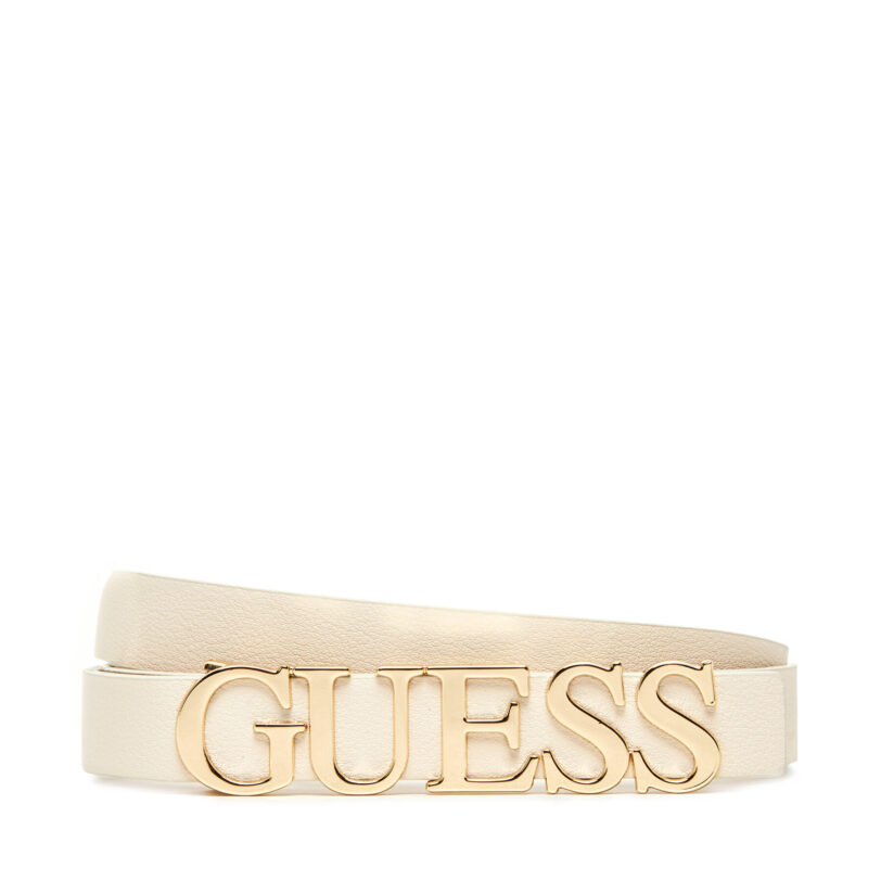 Дамски колан Guess BW9257 P5320 Бял цвят на ниска цена