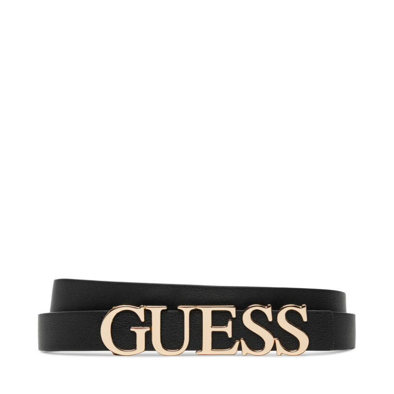 Дамски колан Guess BW9257 P5320 Черен цвят на ниска цена