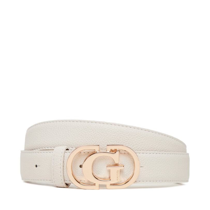 Дамски колан Guess BW9269 P5330 Бял цвят на ниска цена