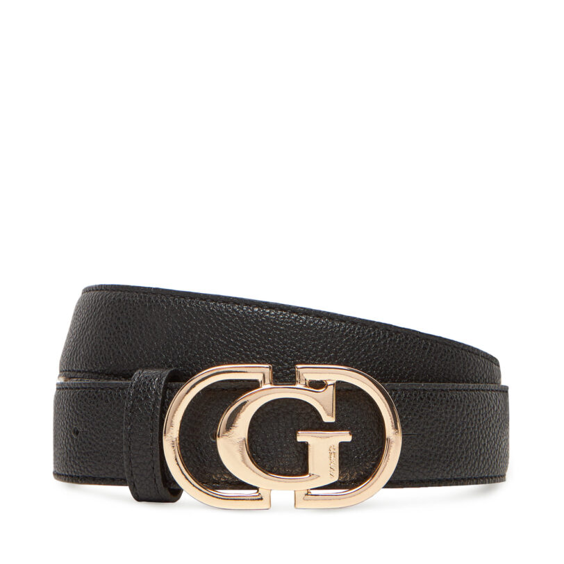 Дамски колан Guess BW9269 P5330 Черен цвят на ниска цена
