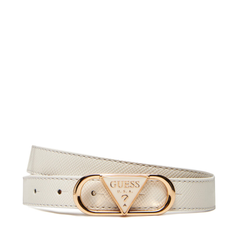 Дамски колан Guess BW9270 P5320 Бял цвят на ниска цена