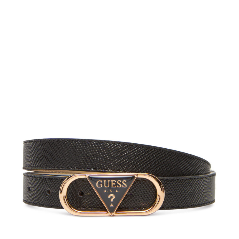 Дамски колан Guess BW9270 P5320 Черен цвят на ниска цена