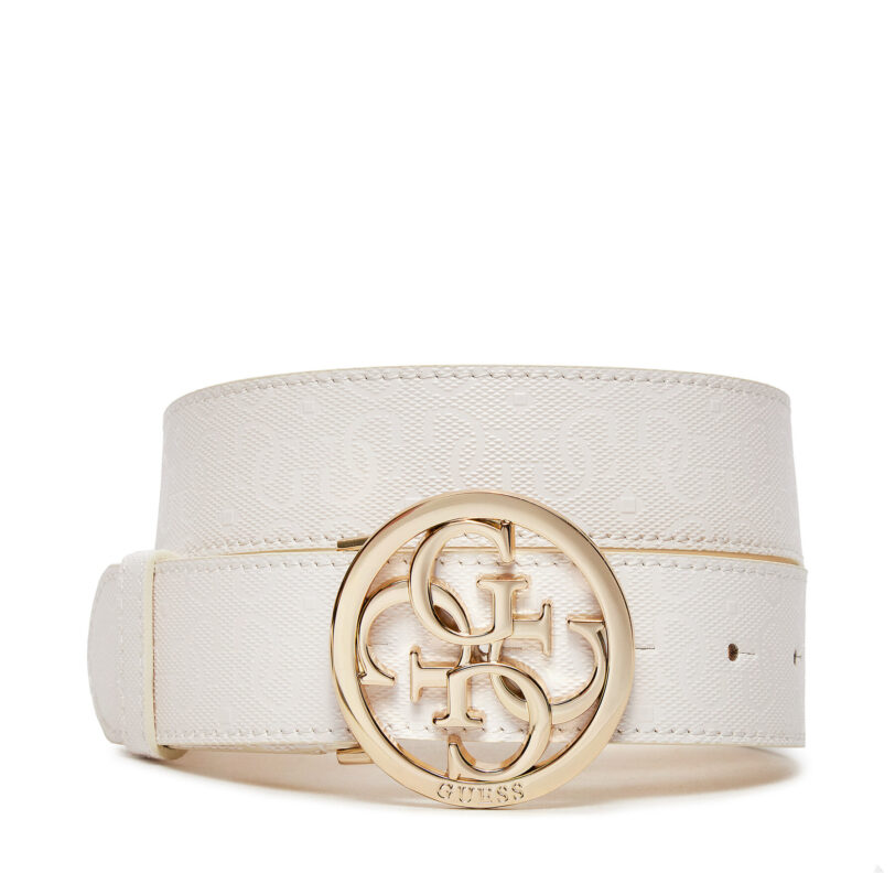 Дамски колан Guess Yarmilla (GG) Belts BW9144 P4335 Бял цвят на ниска цена