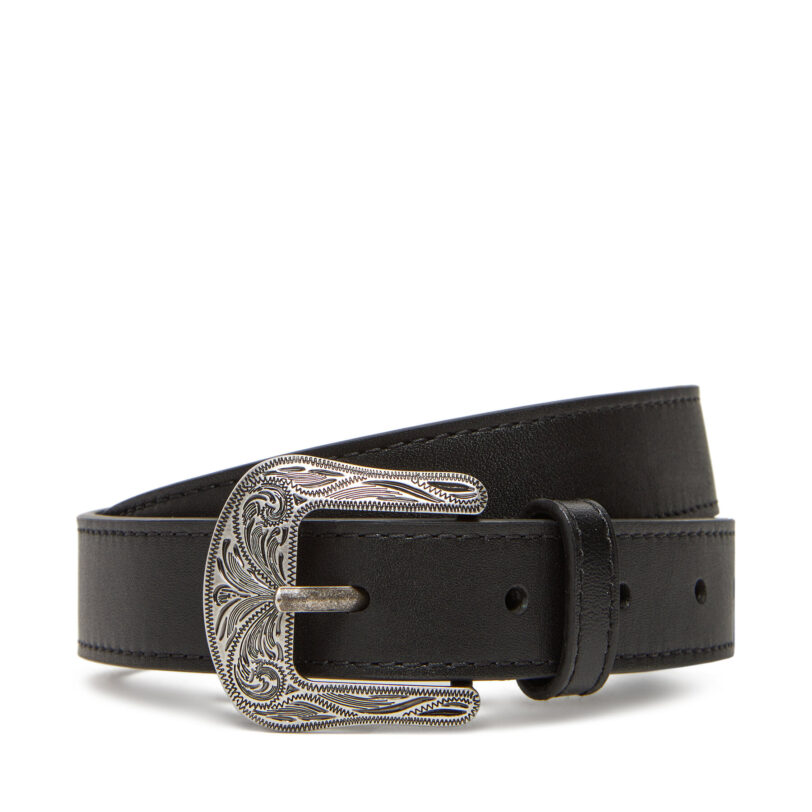 Дамски колан LAUREN RALPH LAUREN 412969453001 Черен цвят на ниска цена