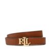 Дамски колан Lauren Ralph Lauren 412912038002 Кафяв цвят на ниска цена