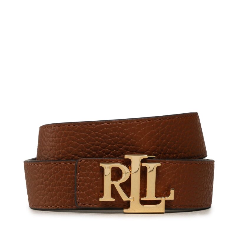 Дамски колан Lauren Ralph Lauren 412912039002 Кафяв цвят на ниска цена