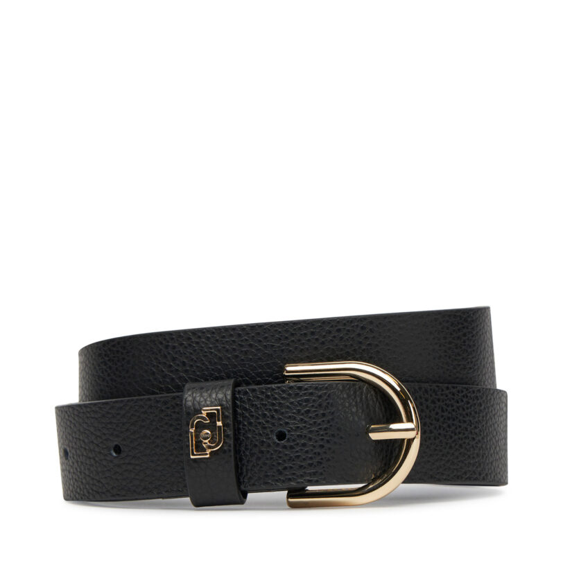 Дамски колан Liu Jo Hips Belt 3Cm AA5242 P0129 Черен цвят на ниска цена