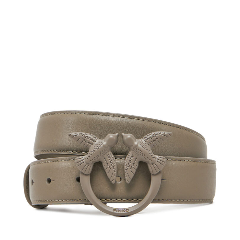 Дамски колан PINKO Love Berry H3 Belt PE 25 PLT01 100125 A1K2 Сив цвят на ниска цена
