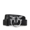Дамски колан Pinko Love Berry H3 Belt PE 23 PLT01 100125 A0F1 Черен цвят на ниска цена