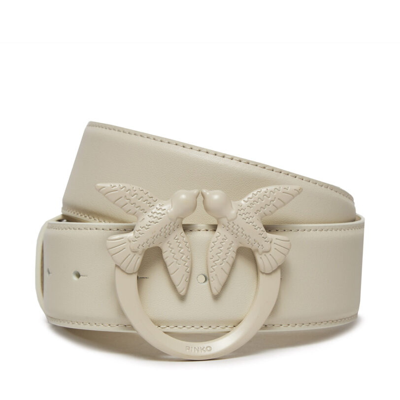 Дамски колан Pinko Love Berry H4 Belt. PE 24 PLT01 100120 A1K2 Бял цвят на ниска цена
