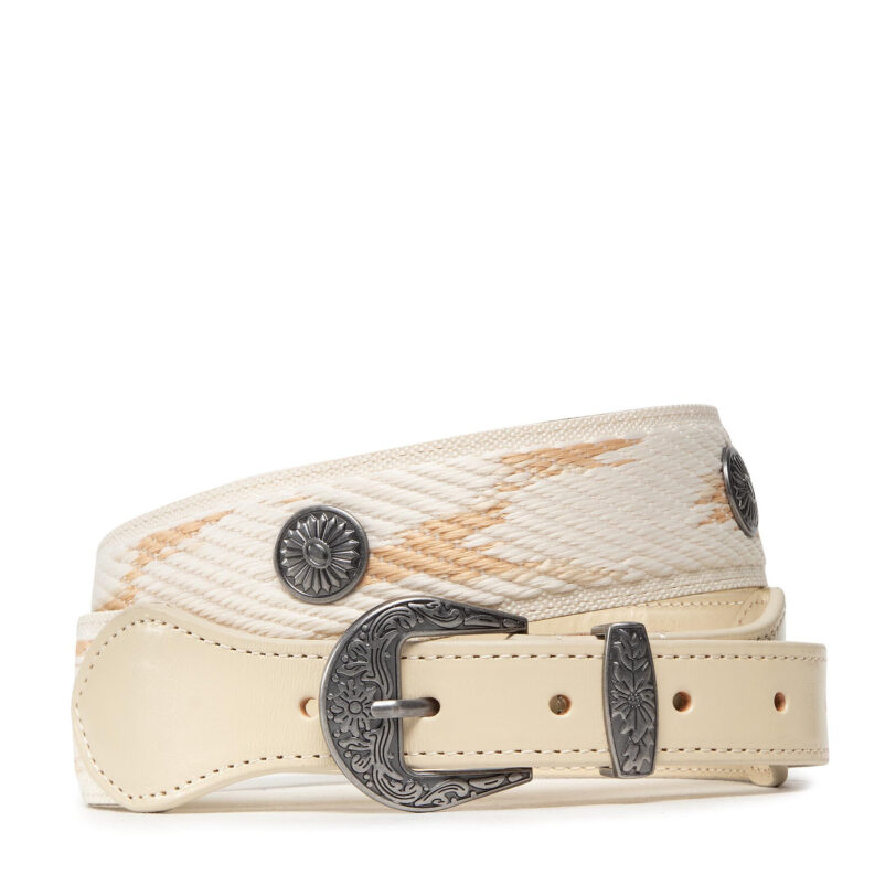Дамски колан Scotch & Soda 167998 Бежов цвят на ниска цена