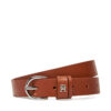 Дамски колан Tommy Hilfiger Essential Effortless 2.5 Sv AW0AW17279 Кафяв цвят на ниска цена