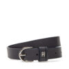 Дамски колан Tommy Hilfiger Essential Effortless 2.5 Sv AW0AW17279 Тъмносин цвят на ниска цена
