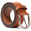 Дамски колан Tommy Hilfiger New Danny Belt WW0WW11590 Кафяв цвят на ниска цена