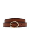 Дамски колан Tommy Hilfiger Th Chic 2.5 Burnished AW0AW17252 Кафяв цвят на ниска цена