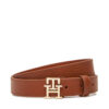 Дамски колан Tommy Hilfiger Th Modern 2.5 AW0AW17496 Кафяв цвят на ниска цена