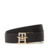 Дамски колан Tommy Hilfiger Th Modern 3.0 Rev AW0AW17495 Черен цвят на ниска цена