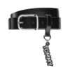 Дамски колан Tommy Jeans Tjw City Girl Belt AW0AW16103 Черен цвят на ниска цена