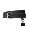 Дамски колан Tommy Jeans Tjw Plaque 2.5 AW0AW15837 Черен цвят на ниска цена