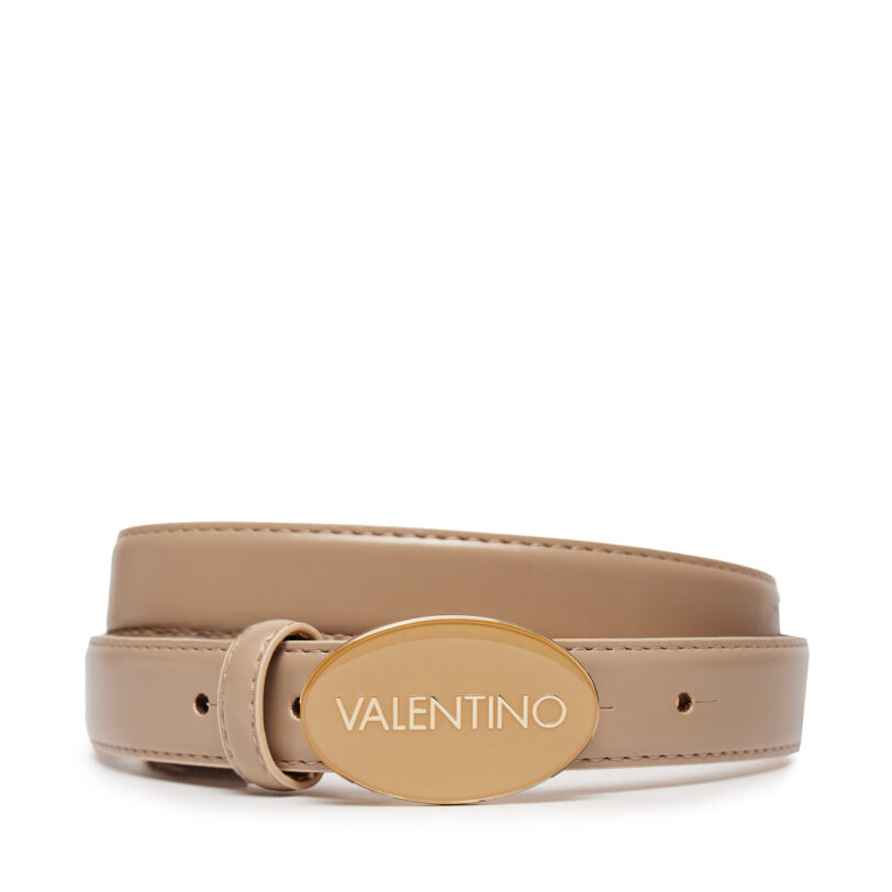 Дамски колан Valentino VCS8KL56 Бежов цвят на ниска цена