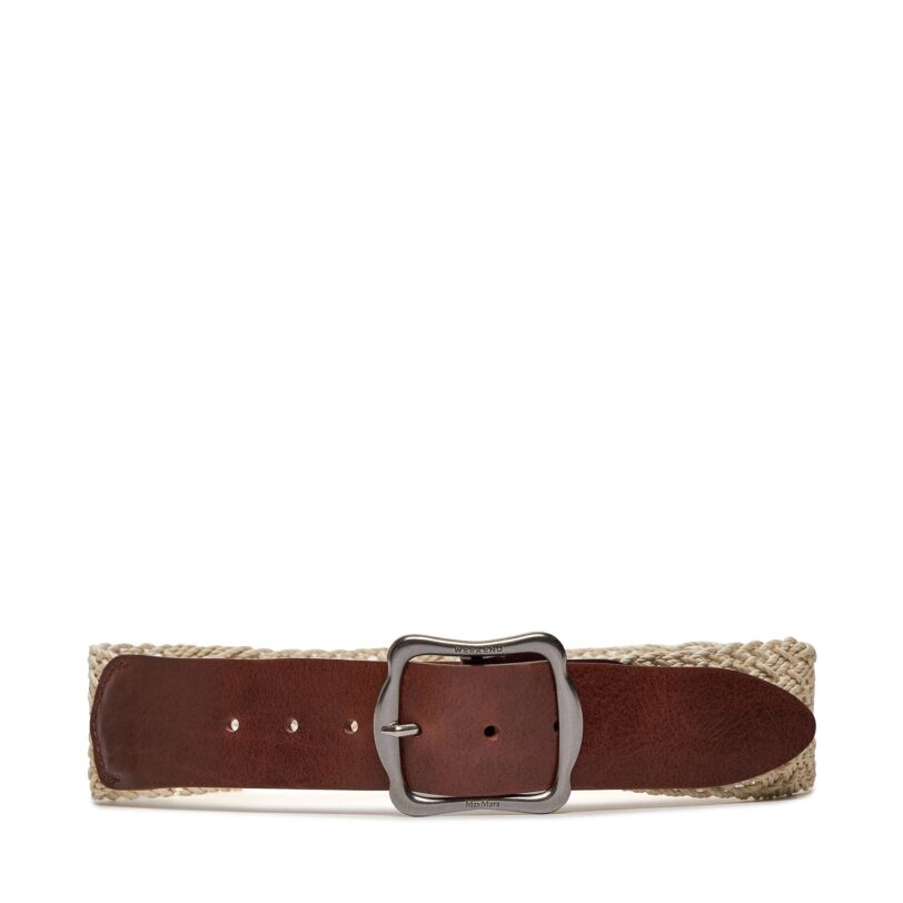 Дамски колан Weekend Max Mara Massimo 2415501045 Бежов цвят на ниска цена