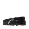 Дамски колан Weekend Max Mara Udine 2525506044600 Черен цвят на ниска цена